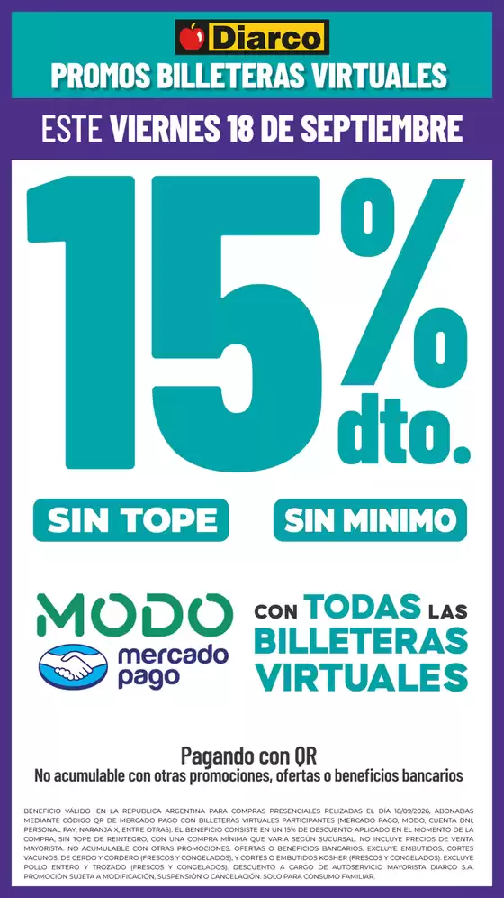 Catálogo Diarco | BILLETERAS VIRTUALES 189 | 2026-09-18T00:00:00.000Z - 2026-09-18T00:00:00.000Z
