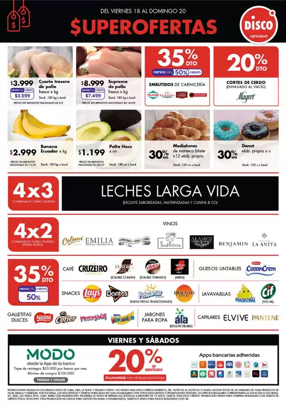 Catálogo Disco | Ofertas Bs. As. y Santa Fé | 2026-09-17T00:00:00.000Z - 2026-09-20T00:00:00.000Z