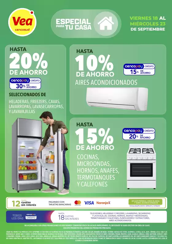 Catálogo Supermercados Vea | Especial para tu casa | 2026-09-18T00:00:00.000Z - 2026-09-24T00:00:00.000Z
