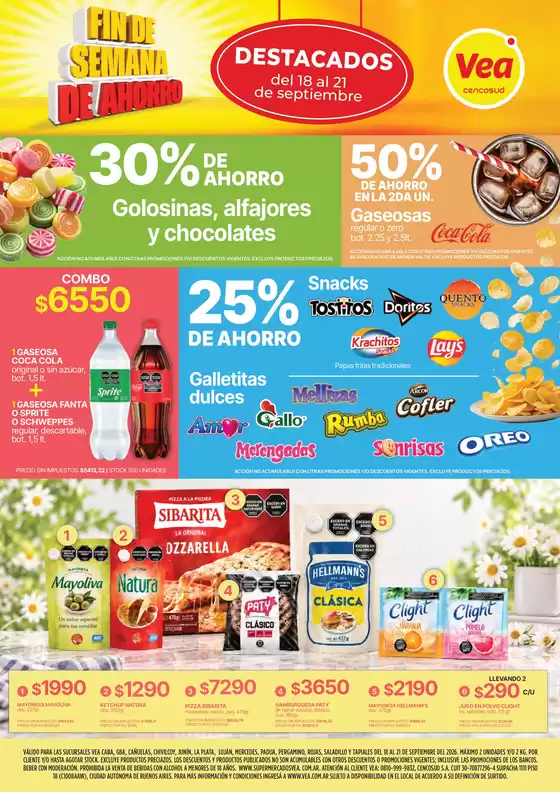 Catálogo Supermercados Vea | Fin de semana de ahorro Amba Lejania | 2026-09-18T00:00:00.000Z - 2026-09-20T00:00:00.000Z