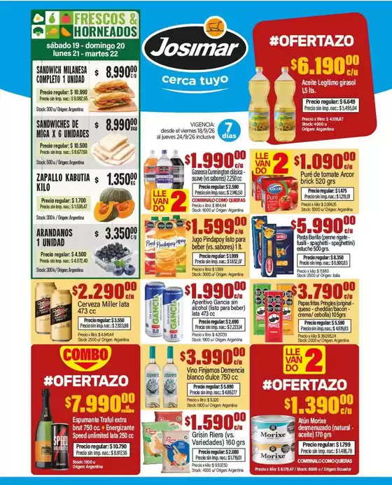 Catálogo Josimar | Nuevas ofertas para descubrir | 2026-09-19T00:00:00.000Z - 2026-09-26T00:00:00.000Z