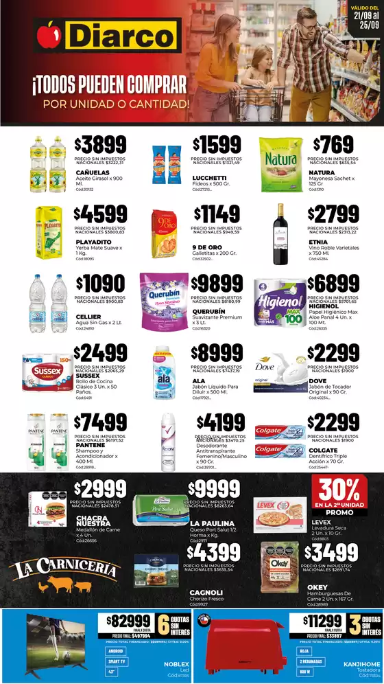 Catálogo Diarco en Jáuregui | OFERTAS PUEBLO SUR | 2026-09-21T00:00:00.000Z - 2026-09-25T00:00:00.000Z