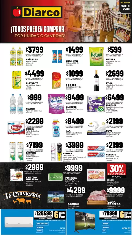Catálogo Diarco en Jáuregui | OFERTAS PUEBLO INTERIOR | 2026-09-21T00:00:00.000Z - 2026-09-25T00:00:00.000Z