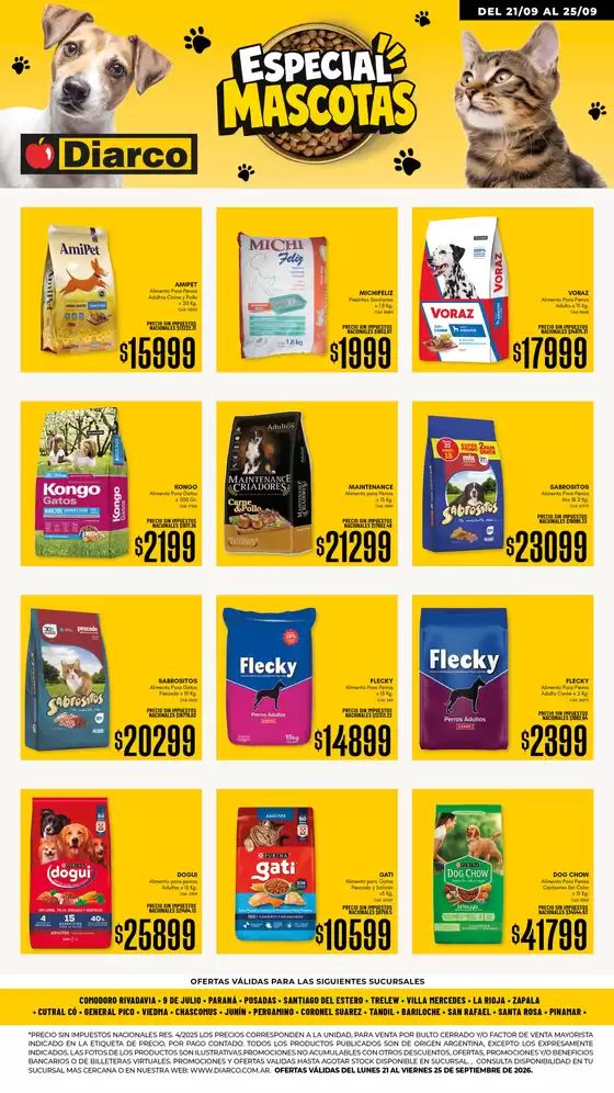 Catálogo Diarco en Jáuregui | ESPECIAL MASCOTAS | 2026-09-21T00:00:00.000Z - 2026-09-25T00:00:00.000Z