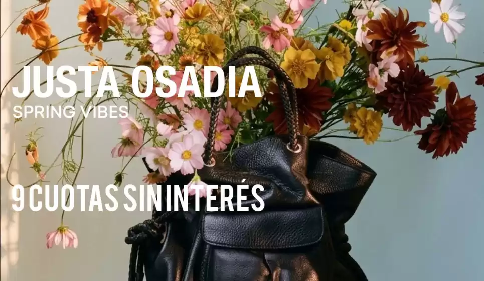 Catálogo Justa Osadia | 9 cuotas sin interes | 2026-09-21T00:00:00.000Z - 2026-10-07T00:00:00.000Z