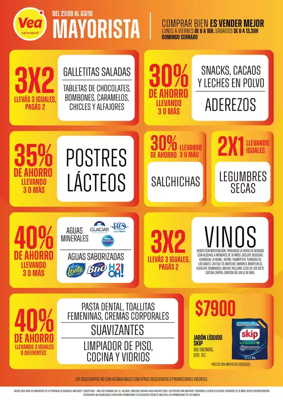 Catálogo Supermercados Vea en Ingenio La Trinidad | VOLANTE MAYORISTA 21-09 | 2026-09-21T00:00:00.000Z - 2026-10-03T00:00:00.000Z