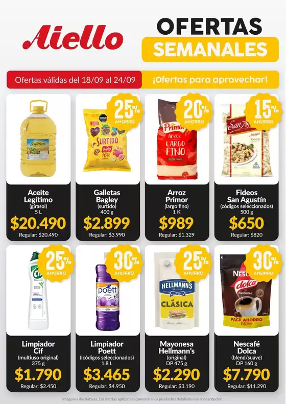 Catálogo Supermercados Aiello | Ofertas Supermercados Aiello | 2026-09-18T00:00:00.000Z - 2026-09-24T00:00:00.000Z