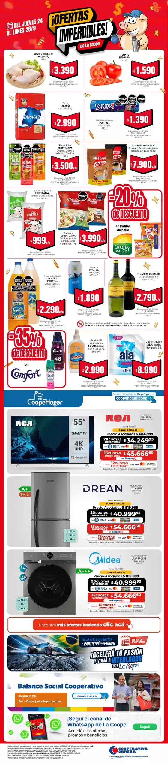 Catálogo Cooperativa Obrera en Avellaneda (Buenos Aires) | Imperdibles 24092026 LB | 2026-09-24T00:00:00.000Z - 2026-09-28T00:00:00.000Z