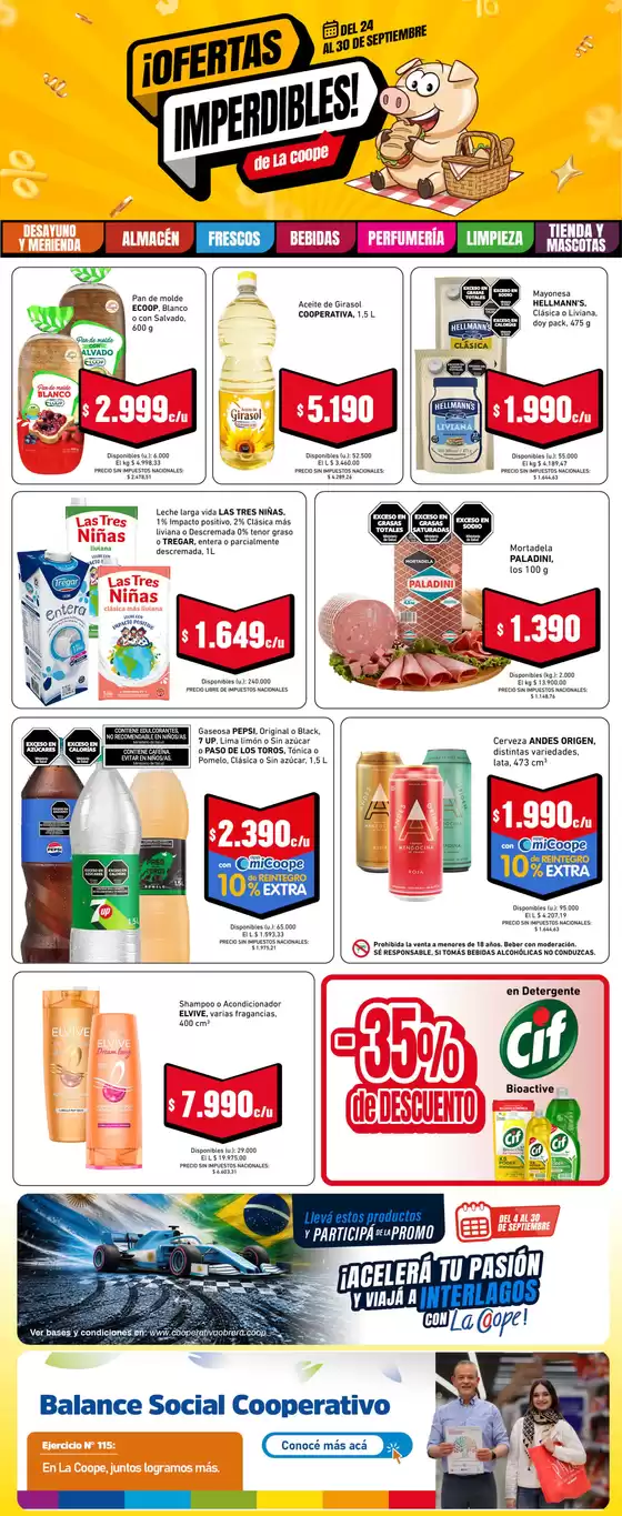 Catálogo Cooperativa Obrera en Avellaneda (Buenos Aires) | Imperdibles SEP2 | 2026-09-24T00:00:00.000Z - 2026-09-30T00:00:00.000Z