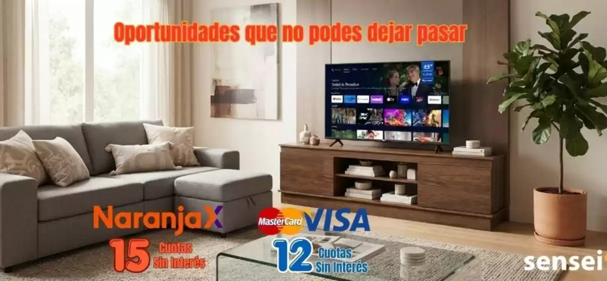 Catálogo Sensei | 15 cuotas sin interes | 2026-09-25T00:00:00.000Z - 2026-10-13T00:00:00.000Z