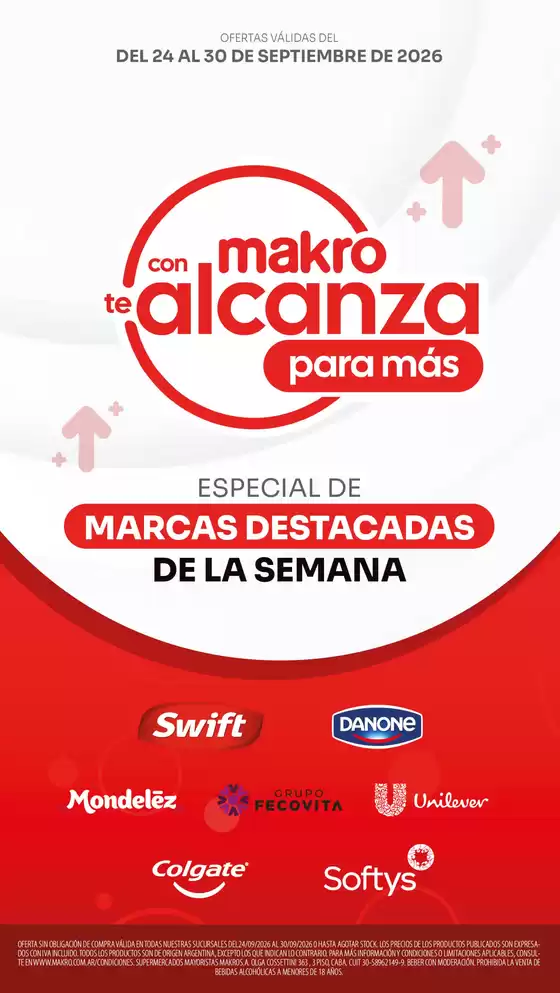 Catálogo Makro en Punta Chica | Ofertas especiales | 2026-09-24T00:00:00.000Z - 2026-09-30T00:00:00.000Z