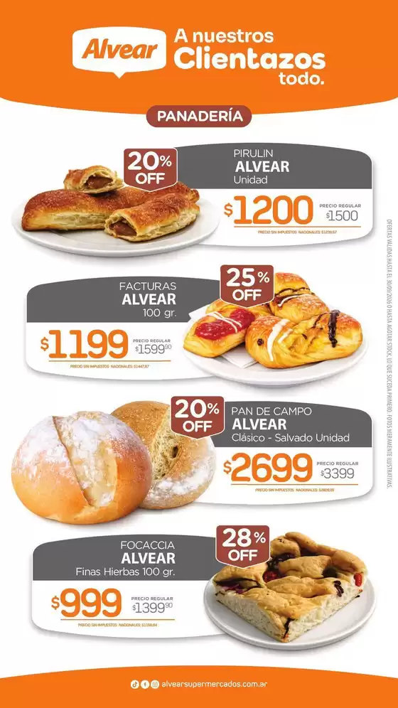 Catálogo Super Alvear en Rincon De Milberg | Ofertas Super Alvear | 2026-09-25T00:00:00.000Z - 2026-09-30T00:00:00.000Z