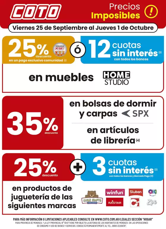 Catálogo Coto en Ensenada | Coto Hogar | 2026-09-25T00:00:00.000Z - 2026-10-01T00:00:00.000Z