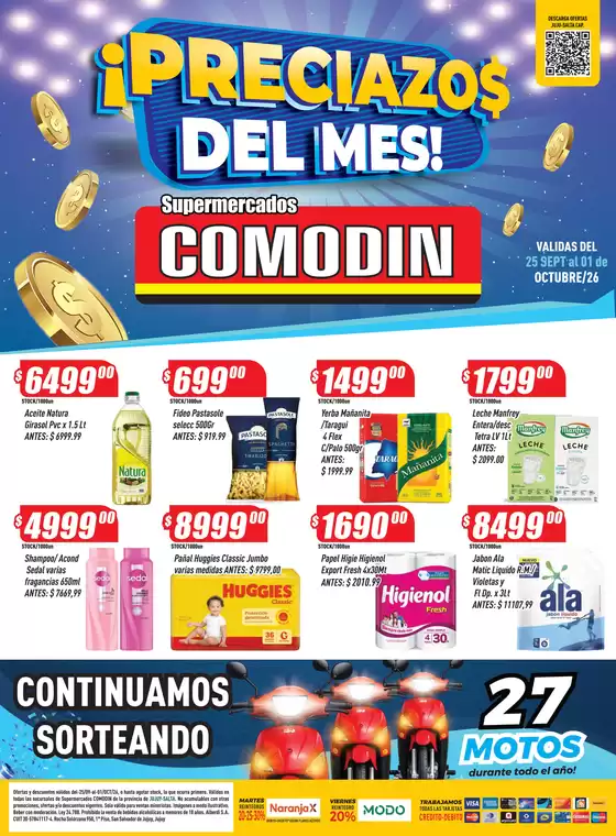 Catálogo Supermercados Comodin | 2026212 | 2026-09-25T00:00:00.000Z - 2026-10-01T00:00:00.000Z