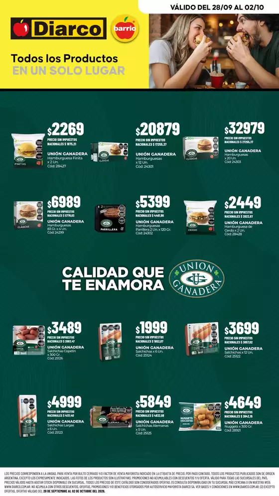 Catálogo Diarco | ESPECIAL UNIÓN GANADERA | 2026-09-28T00:00:00.000Z - 2026-10-02T00:00:00.000Z