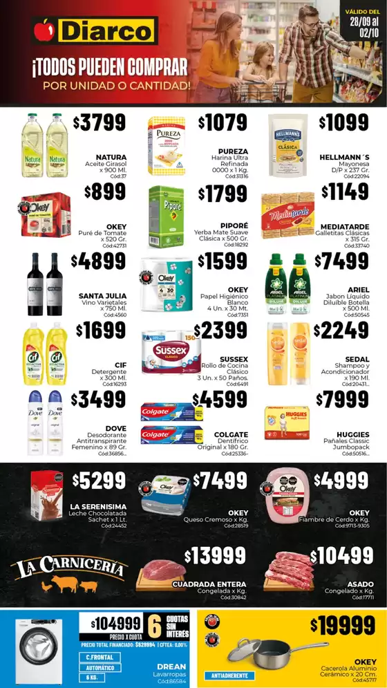 Catálogo Diarco | OFERTAS TDF | 2026-09-28T00:00:00.000Z - 2026-10-02T00:00:00.000Z