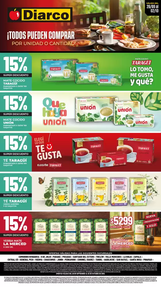 Catálogo Diarco | ESPECIAL DESAYUNO | 2026-09-29T00:00:00.000Z - 2026-10-02T00:00:00.000Z