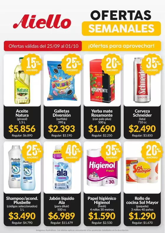 Catálogo Supermercados Aiello | Ofertas Supermercados Aiello | 2026-09-25T00:00:00.000Z - 2026-10-01T00:00:00.000Z
