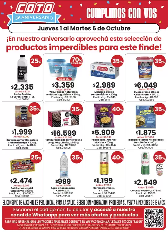Catálogo Coto en Chimbas | Coto Salon Productos Motivo 2 1 | 2026-10-01T00:00:00.000Z - 2026-10-06T00:00:00.000Z