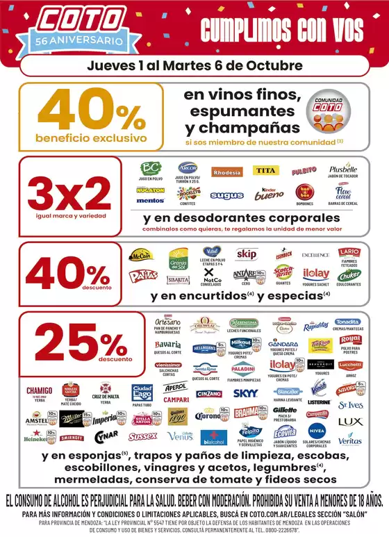 Catálogo Coto en Chimbas | Coto Salon Marcas 1 B | 2026-10-01T00:00:00.000Z - 2026-10-06T00:00:00.000Z