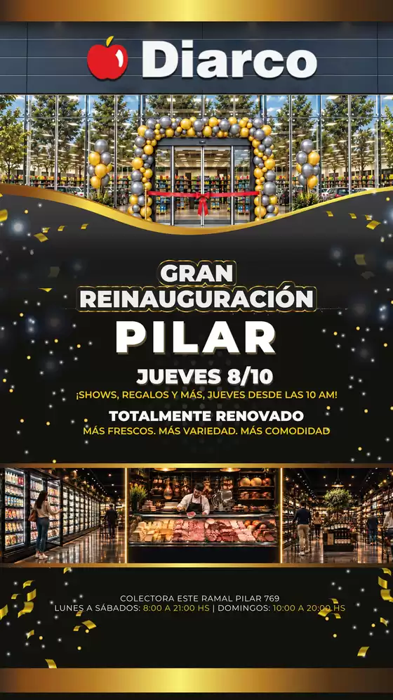 Catálogo Diarco | REINAUGURACIÓN PILAR | 2026-10-01T00:00:00.000Z - 2026-10-08T00:00:00.000Z