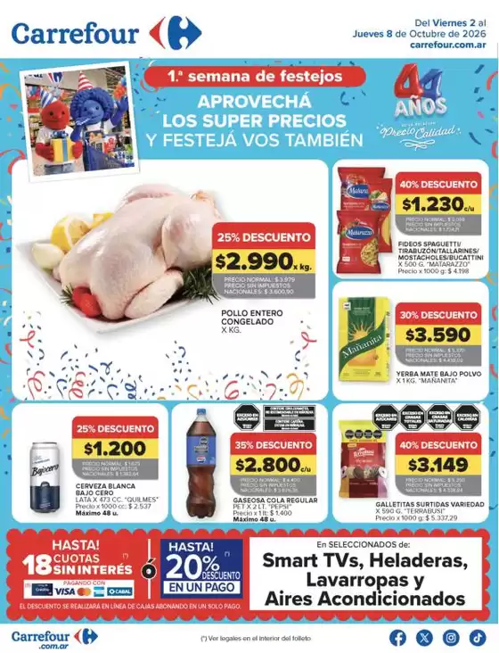 Catálogo Carrefour | Carrefour Hiper 02 Octubre | 2026-10-02T00:00:00.000Z - 2026-10-09T00:00:00.000Z