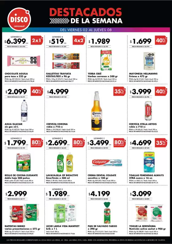 Catálogo Disco | Destacados - Ofertas I Nacional | 2026-10-01T00:00:00.000Z - 2026-10-08T00:00:00.000Z
