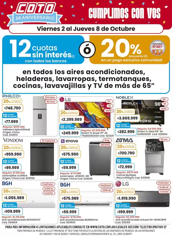Catálogo Coto | Coto Electro Motivo 1 2 | 2026-10-02T00:00:00.000Z - 2026-10-08T00:00:00.000Z