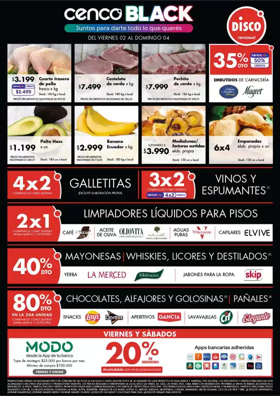 Catálogo Disco | Ofertas Córdoba | 2026-10-01T00:00:00.000Z - 2026-10-04T00:00:00.000Z