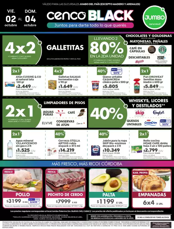 Catálogo Jumbo | Ofertas Córdoba | 2026-10-01T00:00:00.000Z - 2026-10-04T00:00:00.000Z
