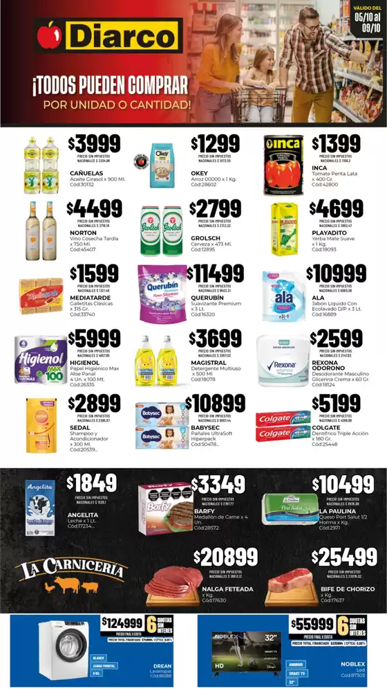 Catálogo Diarco | OFERTAS PUEBLO SUR | 2026-10-05T00:00:00.000Z - 2026-10-09T00:00:00.000Z