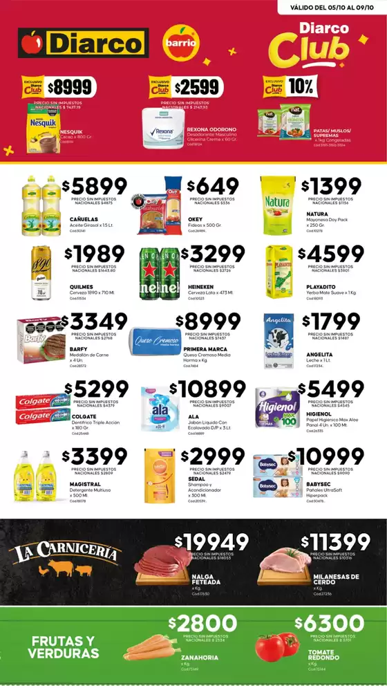 Catálogo Diarco | OFERTAS DIARCO BARRIO | 2026-10-05T00:00:00.000Z - 2026-10-09T00:00:00.000Z