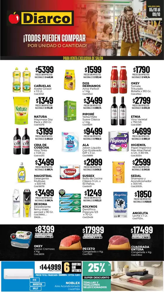 Catálogo Diarco | OFERTAS SUR | 2026-10-05T00:00:00.000Z - 2026-10-09T00:00:00.000Z