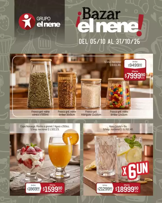 Catálogo El Nene en Presidente Derqui | Excelente oferta para todos los clientes | 2026-10-05T00:00:00.000Z - 2026-10-31T00:00:00.000Z