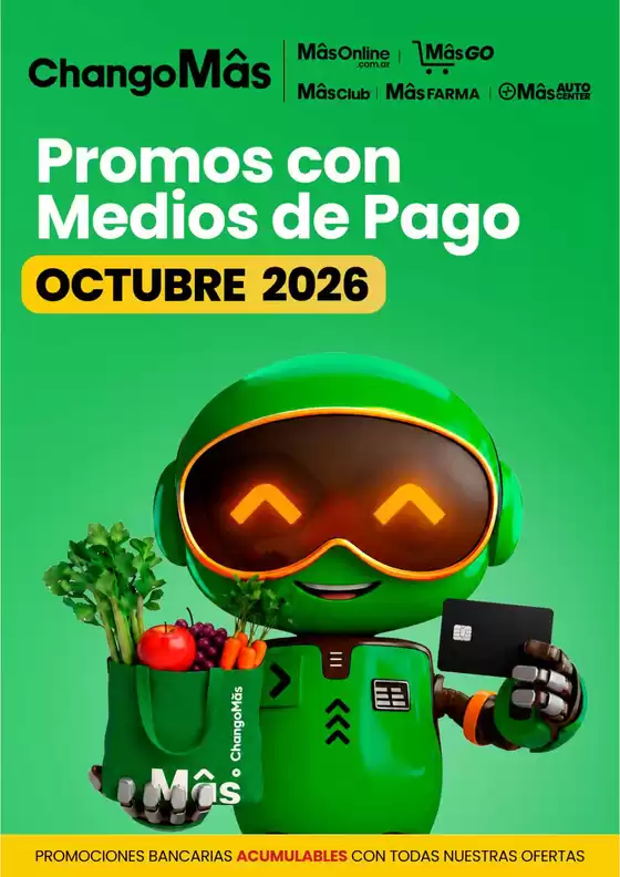 Catálogo HiperChangomas | Promociones bancarias! | 2026-10-06T00:00:00.000Z - 2026-10-31T00:00:00.000Z