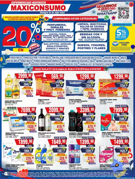 Catálogo Maxiconsumo | Revista n 1019 05 10 2026 final 3 zona 1 | 2026-10-05T00:00:00.000Z - 2026-10-11T00:00:00.000Z