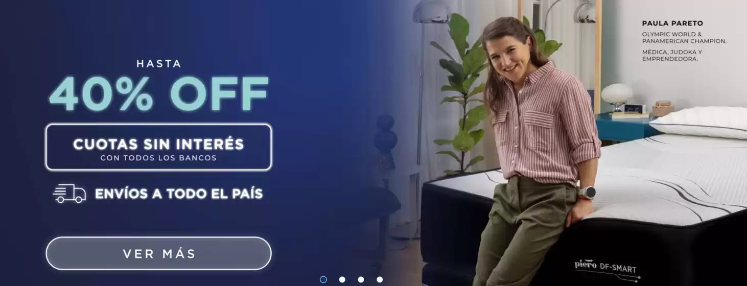 Catálogo Piero Colchones | Hasta 40% off | 2026-10-07T00:00:00.000Z - 2026-10-31T00:00:00.000Z