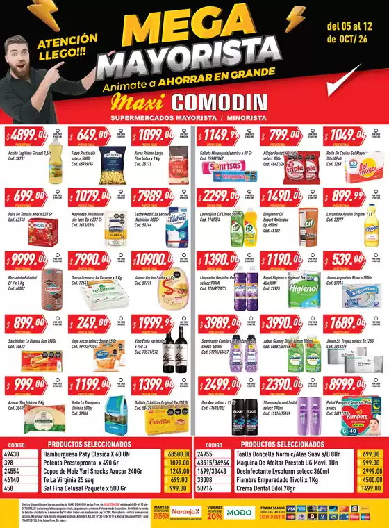 Catálogo Supermercados Comodin | 2030259 | 2026-10-05T00:00:00.000Z - 2026-10-12T00:00:00.000Z