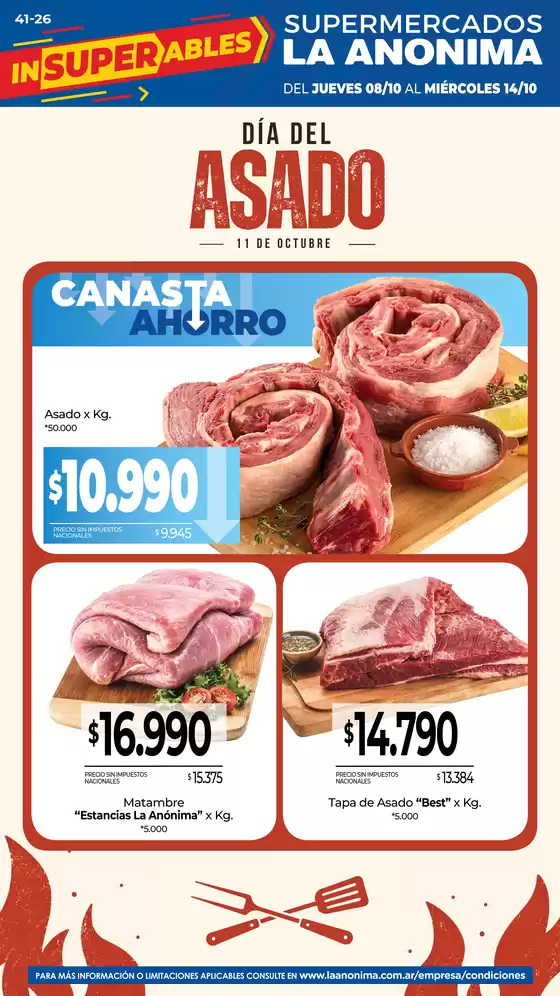 Catálogo La Anonima | Frescos | 2026-10-08T00:00:00.000Z - 2026-10-14T00:00:00.000Z