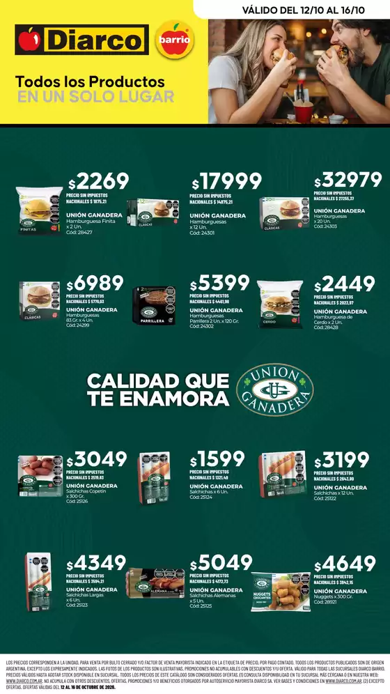 Catálogo Diarco en Bell Ville | ESPECIAL UNIÓN GANADERA | 2026-10-12T00:00:00.000Z - 2026-10-16T00:00:00.000Z