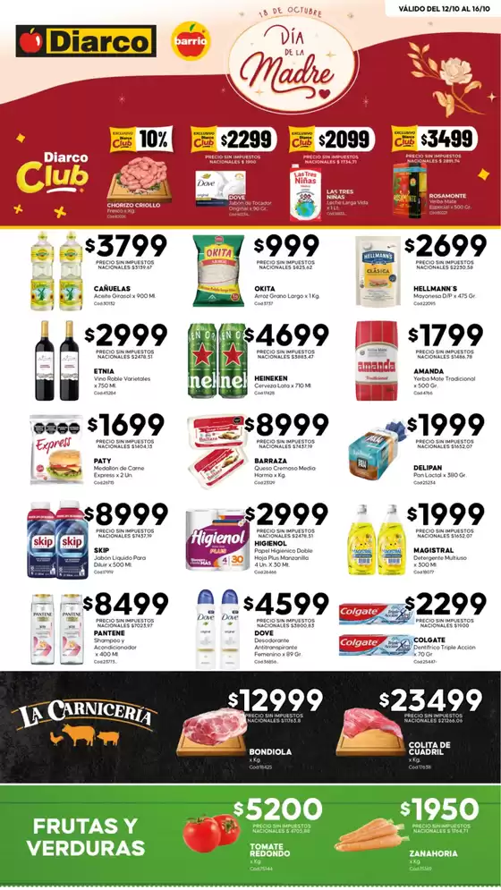Catálogo Diarco | OFERTAS DIARCO BARRIO | 2026-10-12T00:00:00.000Z - 2026-10-16T00:00:00.000Z