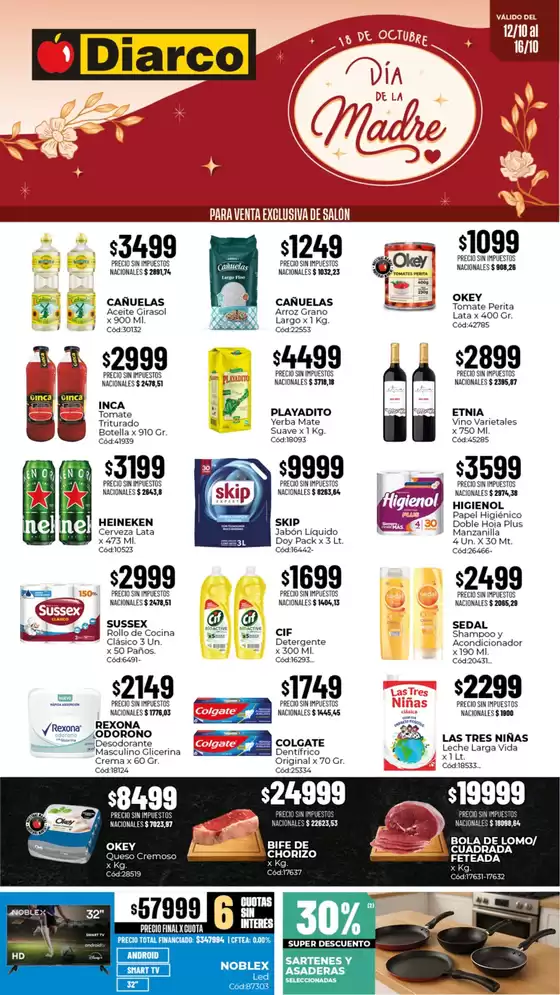 Catálogo Diarco | OFERTAS SUR | 2026-10-12T00:00:00.000Z - 2026-10-16T00:00:00.000Z