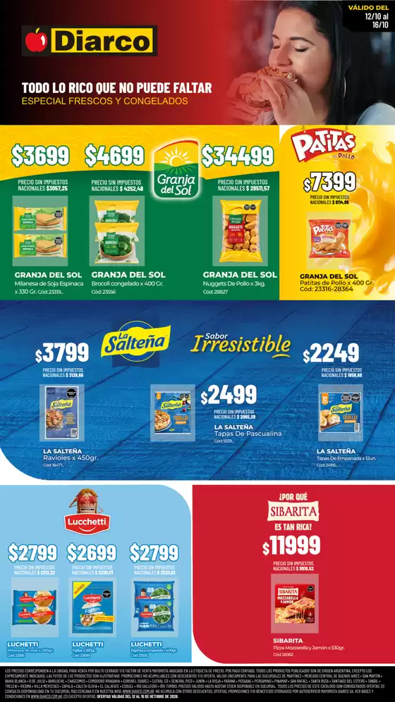 Catálogo Diarco | ESPECIAL MOLINOS | 2026-10-12T00:00:00.000Z - 2026-10-16T00:00:00.000Z