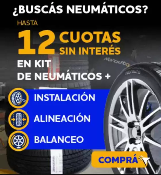 Catálogo Norauto | Hasta 12 cuotas sin interes | 2026-10-13T00:00:00.000Z - 2026-10-29T00:00:00.000Z