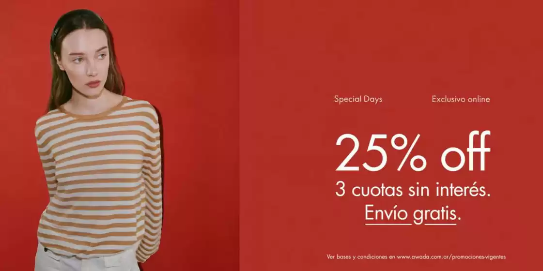 Catálogo Awada | Promocion! Hasta 25% off | 2026-10-13T00:00:00.000Z - 2026-10-31T00:00:00.000Z