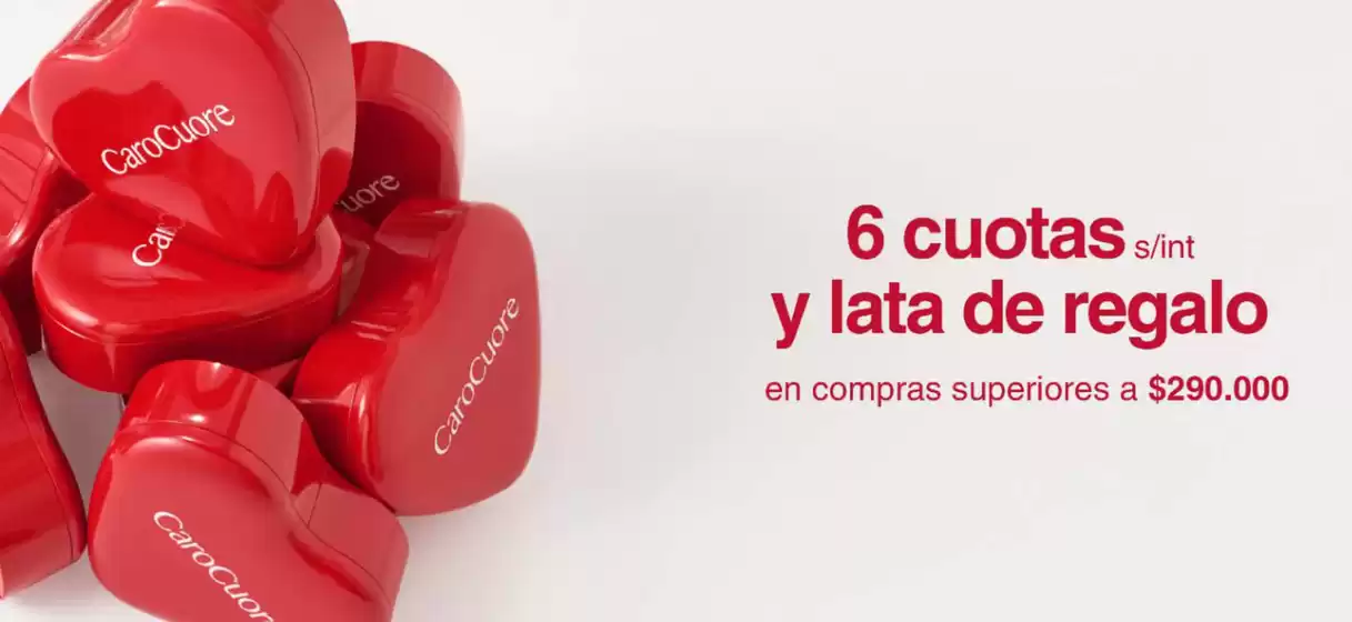 Catálogo Caro Cuore | 6 cuotas sin interes | 2026-10-13T00:00:00.000Z - 2026-10-31T00:00:00.000Z