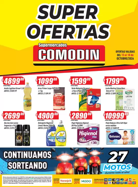 Catálogo Supermercados Comodin | 2026220 | 2026-10-13T00:00:00.000Z - 2026-10-18T00:00:00.000Z