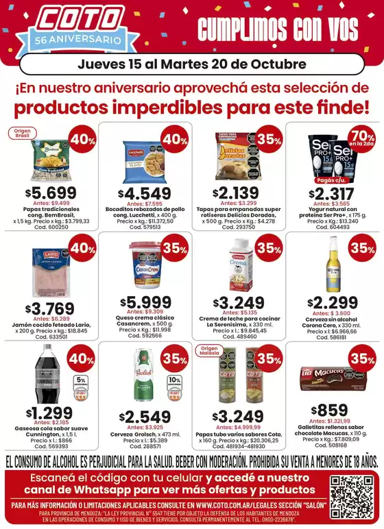 Catálogo Coto en Villa Catedral | Coto Salon Productos Motivo 2 | 2026-10-15T00:00:00.000Z - 2026-10-20T00:00:00.000Z