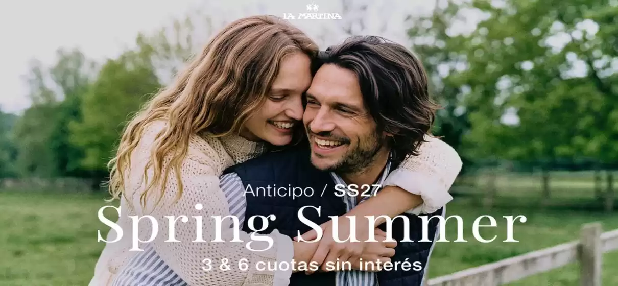 Catálogo La Martina | 3 y 6 cuotas sin interes | 2026-10-16T00:00:00.000Z - 2026-10-31T00:00:00.000Z