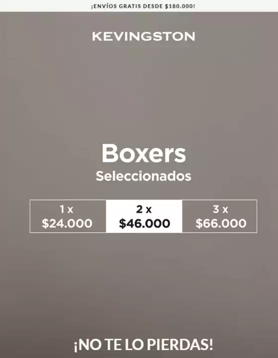 Catálogo Kevingston | Promociones! | 2026-10-16T00:00:00.000Z - 2026-10-31T00:00:00.000Z